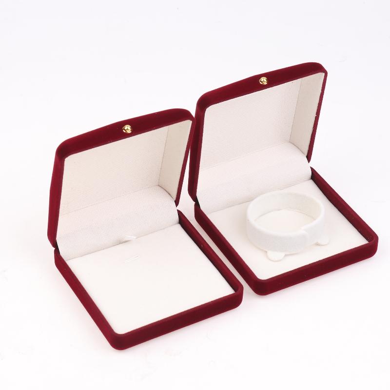 Luxury Bags List - Flocking Jewelry Box with Gold Buckle