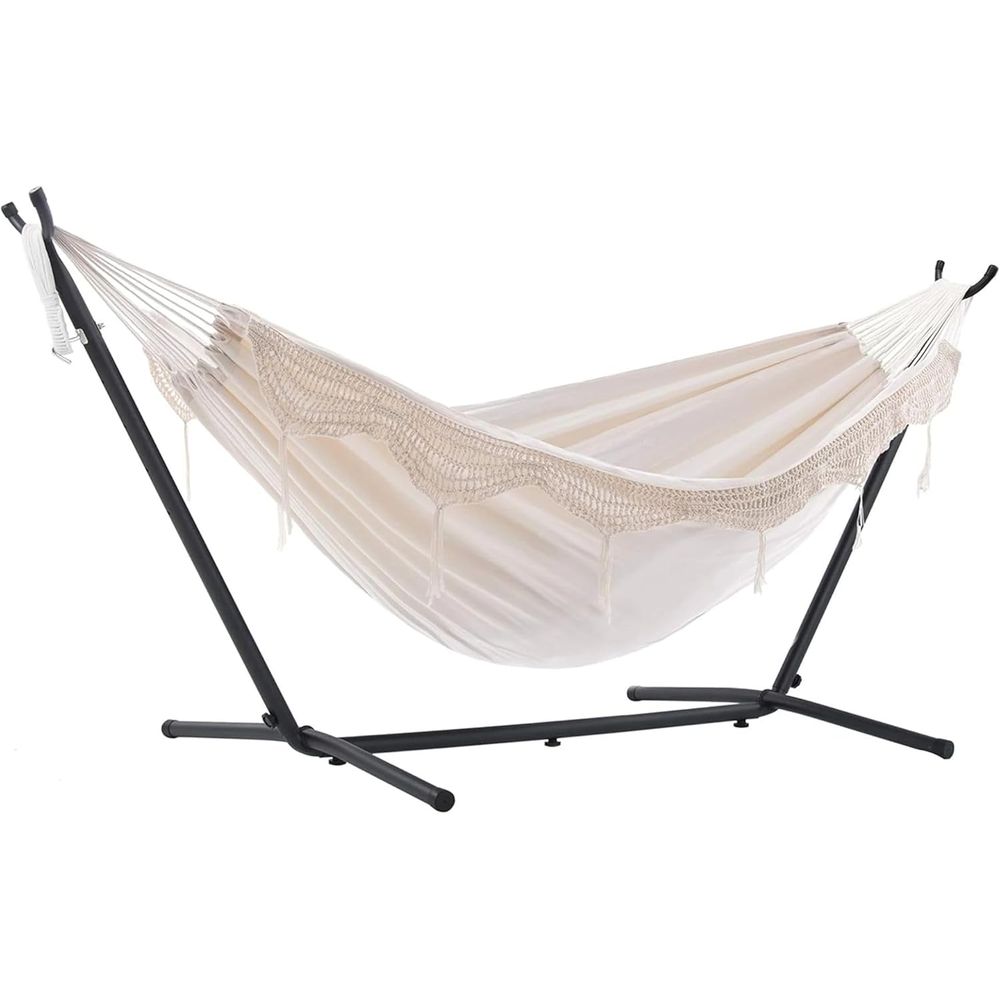 Luxury Bags In Usa - Luxury Double Cotton Hammock with Steel
