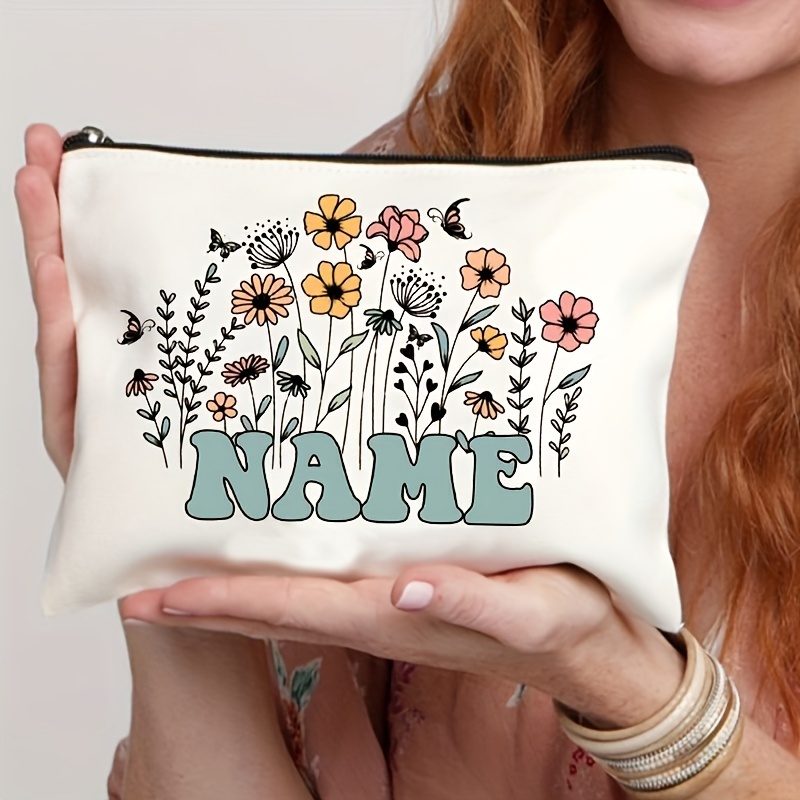 Luxury Bags Brand Names - Personalized Name Makeup Bag Travel Cosmetic