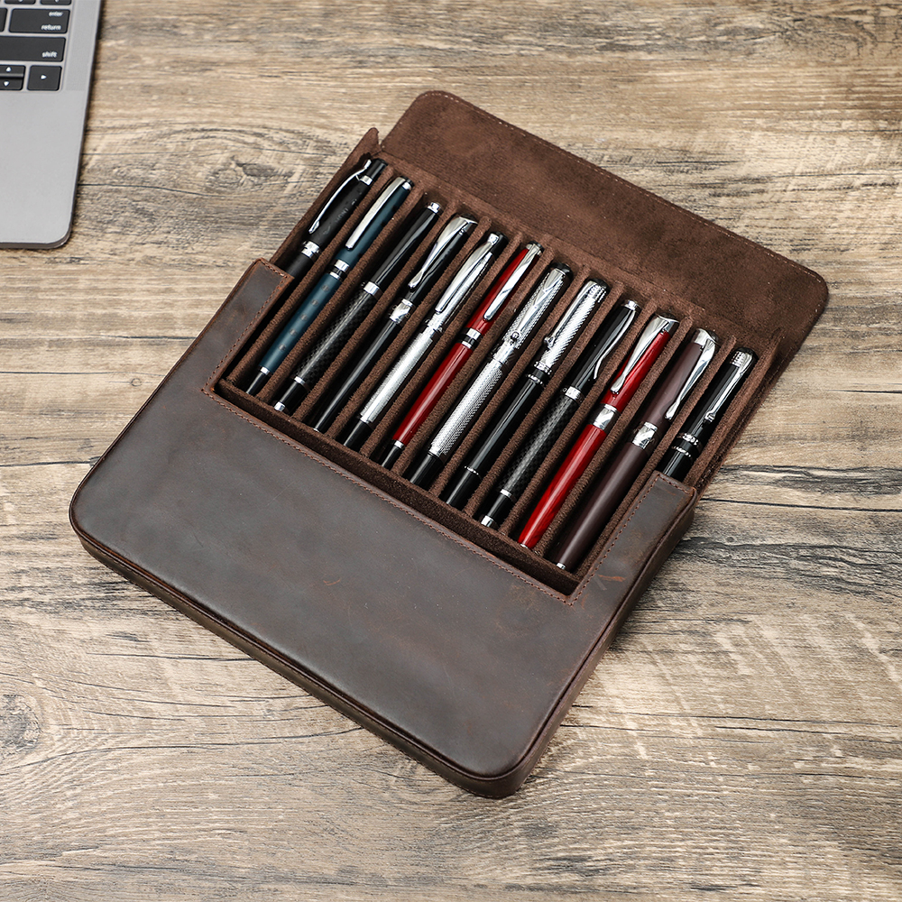 Luxury Bags List - Luxury Genuine Leather 12 Slots Fountain