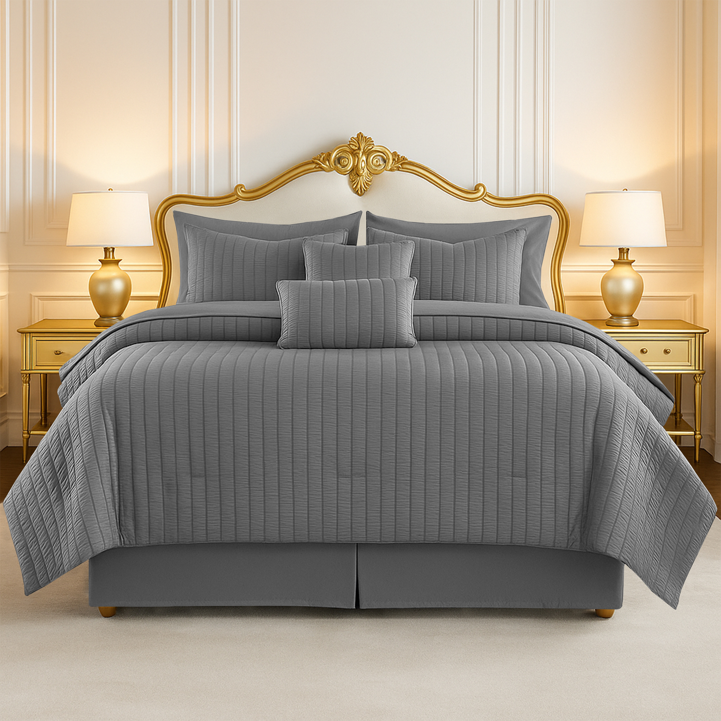 Luxury Bags Dry Clean - 10-Piece Lightweight Comforter Set with Sheets