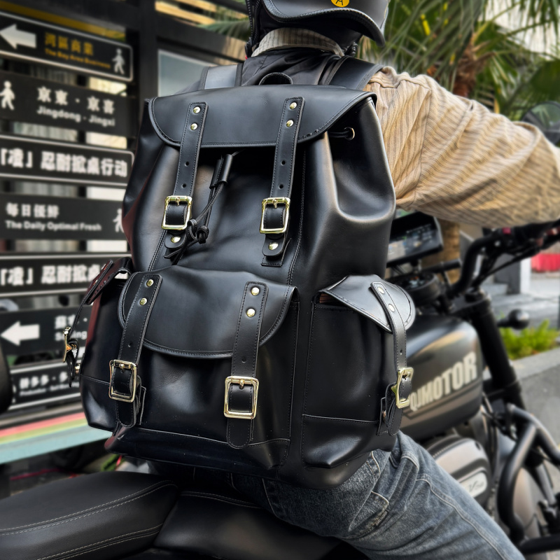 New Arrivals Leather Backpack  - Luxury Bags Laptop บทวิจารณ์และราคา