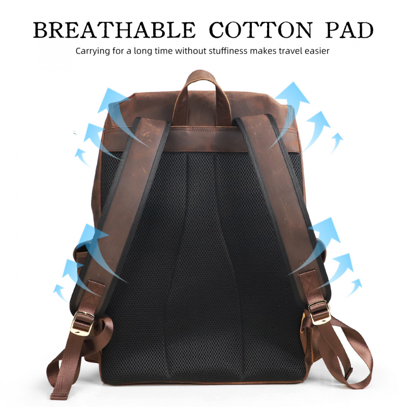 New Arrivals Leather Backpack  - Luxury Bags Laptop บทวิจารณ์และราคา