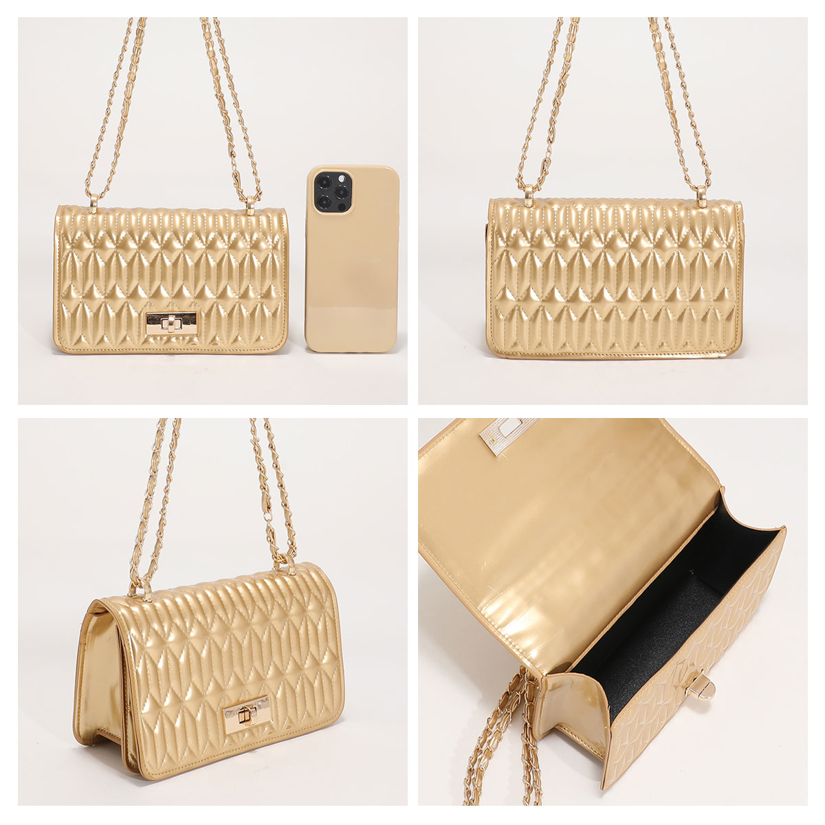 Light Luxury Argyle Quilted Qu - Luxury Quilted Bags บทวิจารณ์และราคา