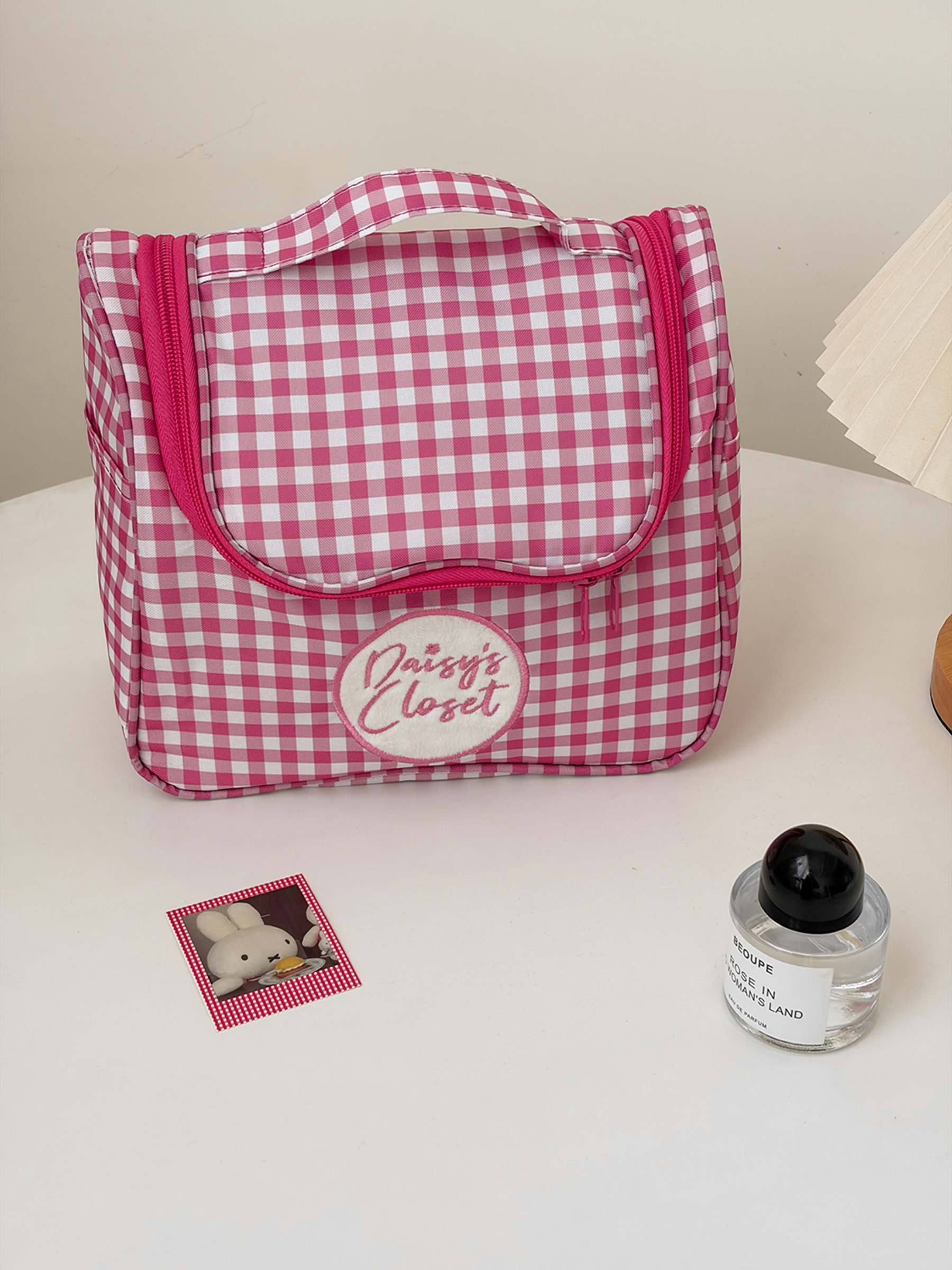 Airfriend Cute Grid Makeup Bag - Luxury Bags China Wholesale บทวิจารณ์และราคา