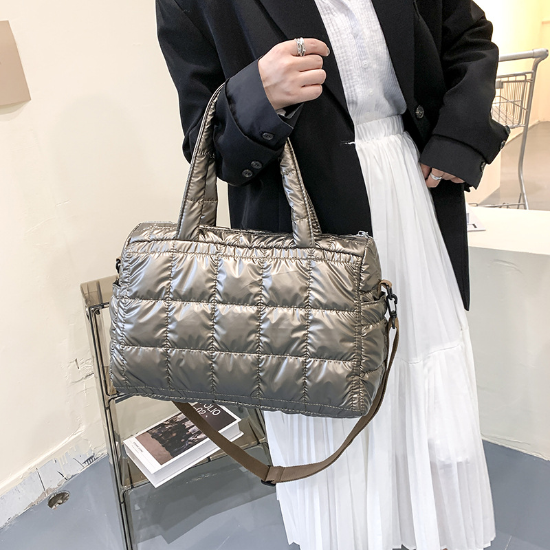 Winter Space Cotton Handbags T - Luxury Quilted Bags บทวิจารณ์และราคา