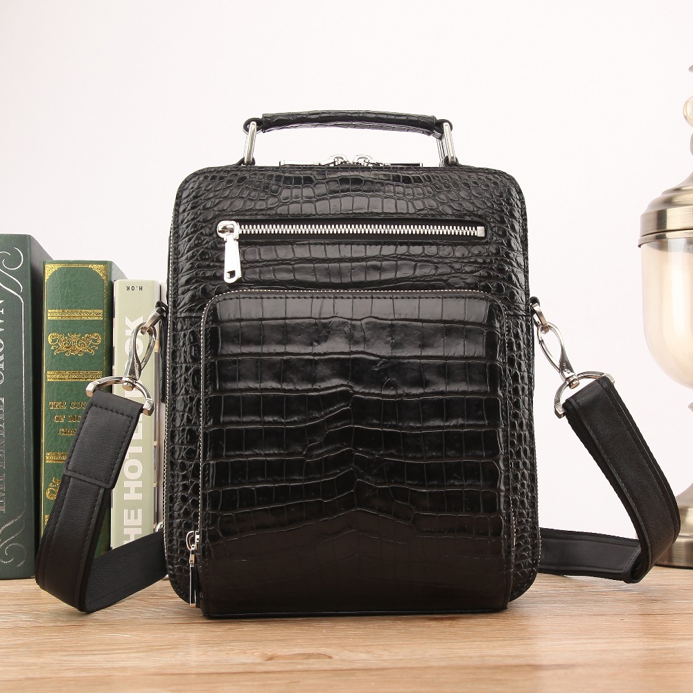 Hot luxury quality Men's Genui - Luxury Bags With Silver Hardware บทวิจารณ์และราคา