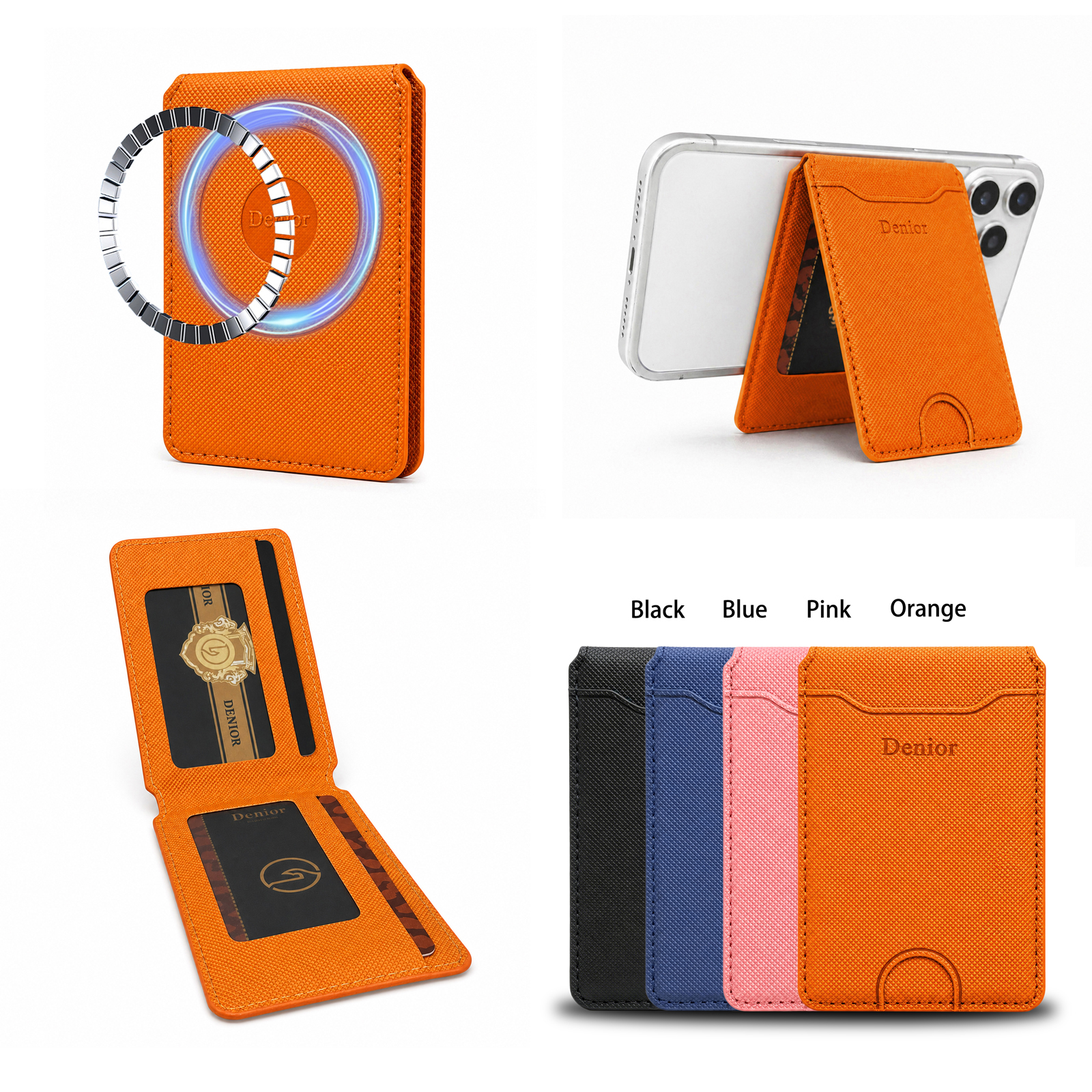 Mobile Phone Wallet Stand Magn - Luxury Bags For You บทวิจารณ์และราคา