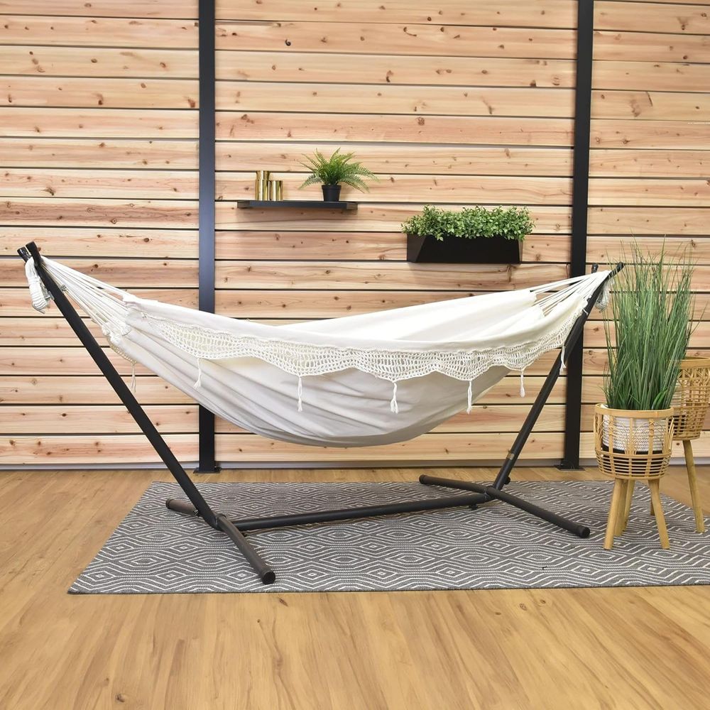 Luxury Double Cotton Hammock w - Luxury Bags In Usa บทวิจารณ์และราคา