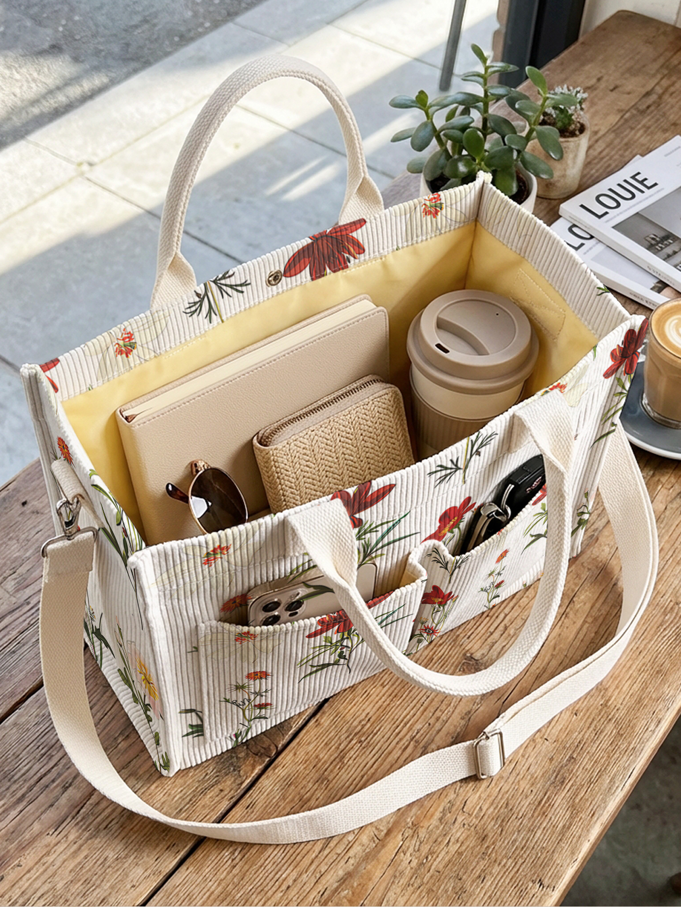 Vintage Botanical Wildflower P - Luxury Quilted Bags บทวิจารณ์และราคา