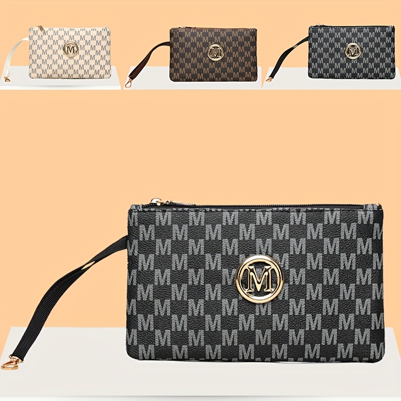 Vintage letter print women's c - Wristlet Wallet Zipper บทวิจารณ์และราคา