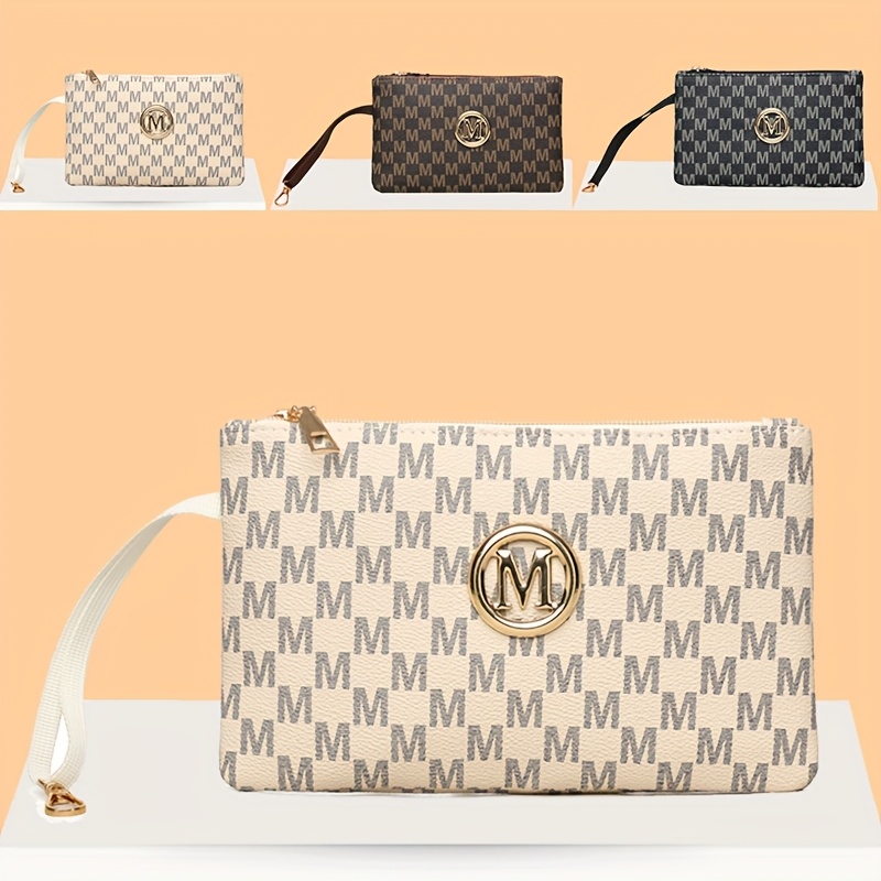 Vintage letter print women's c - Wristlet Wallet Zipper บทวิจารณ์และราคา
