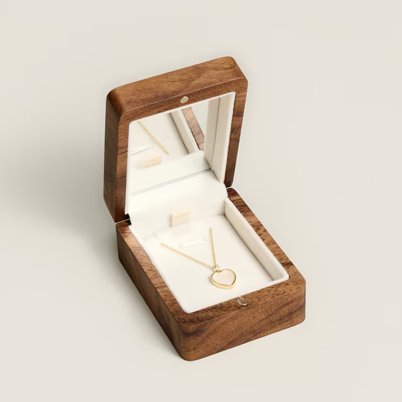 Wedding Necklace Box with Mirr - Luxury Bags List บทวิจารณ์และราคา
