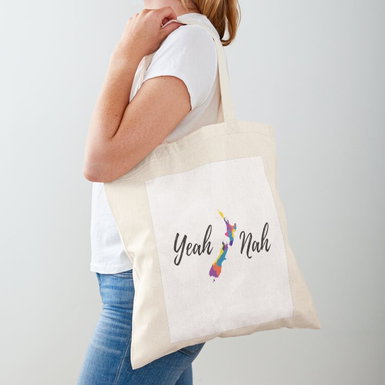 Yeah Nah New Zealand Tote Bag  - Luxury Bags New Zealand บทวิจารณ์และราคา