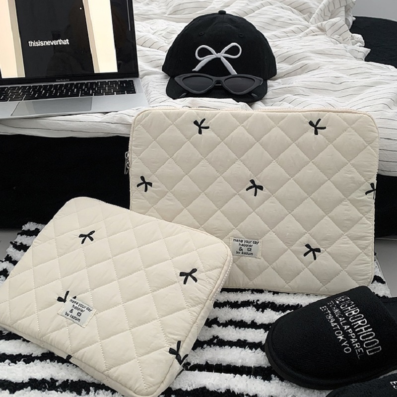 Cute Bow Graphic Laptop Bag Ta - Luxury Bags Laptop บทวิจารณ์และราคา