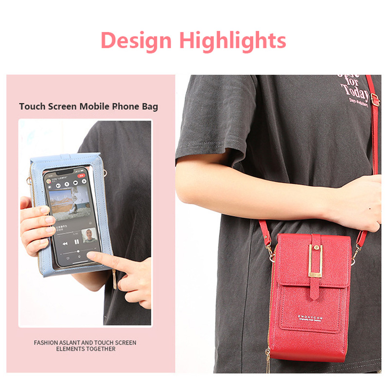 Touch Screen Cell Phone Women  - Wristlet Wallet Zipper บทวิจารณ์และราคา