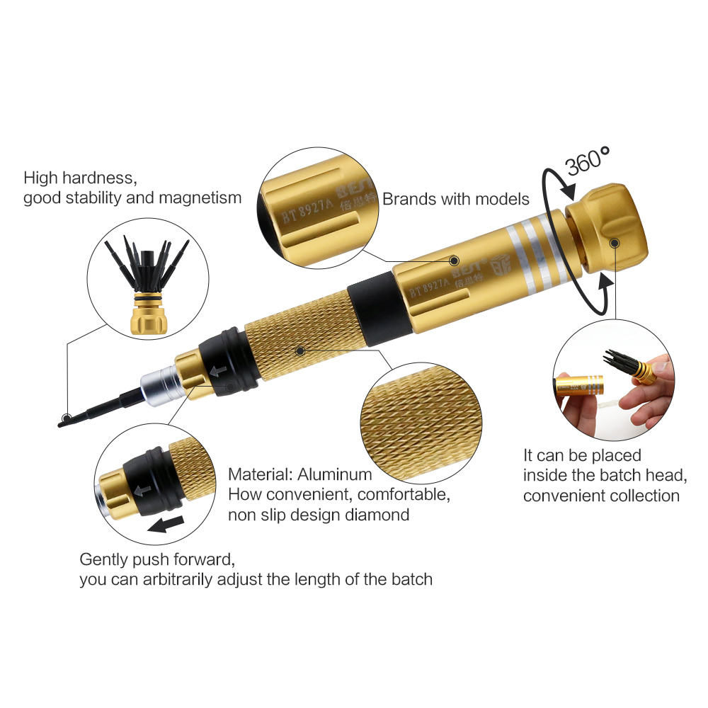 6 in 1 Precision Screwdriver B - Luxury Bags Laptop บทวิจารณ์และราคา