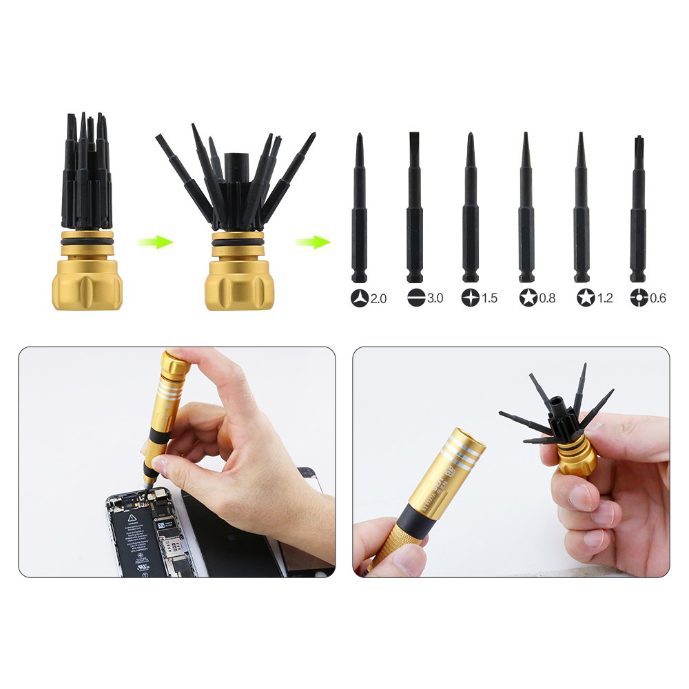 6 in 1 Precision Screwdriver B - Luxury Bags Laptop บทวิจารณ์และราคา