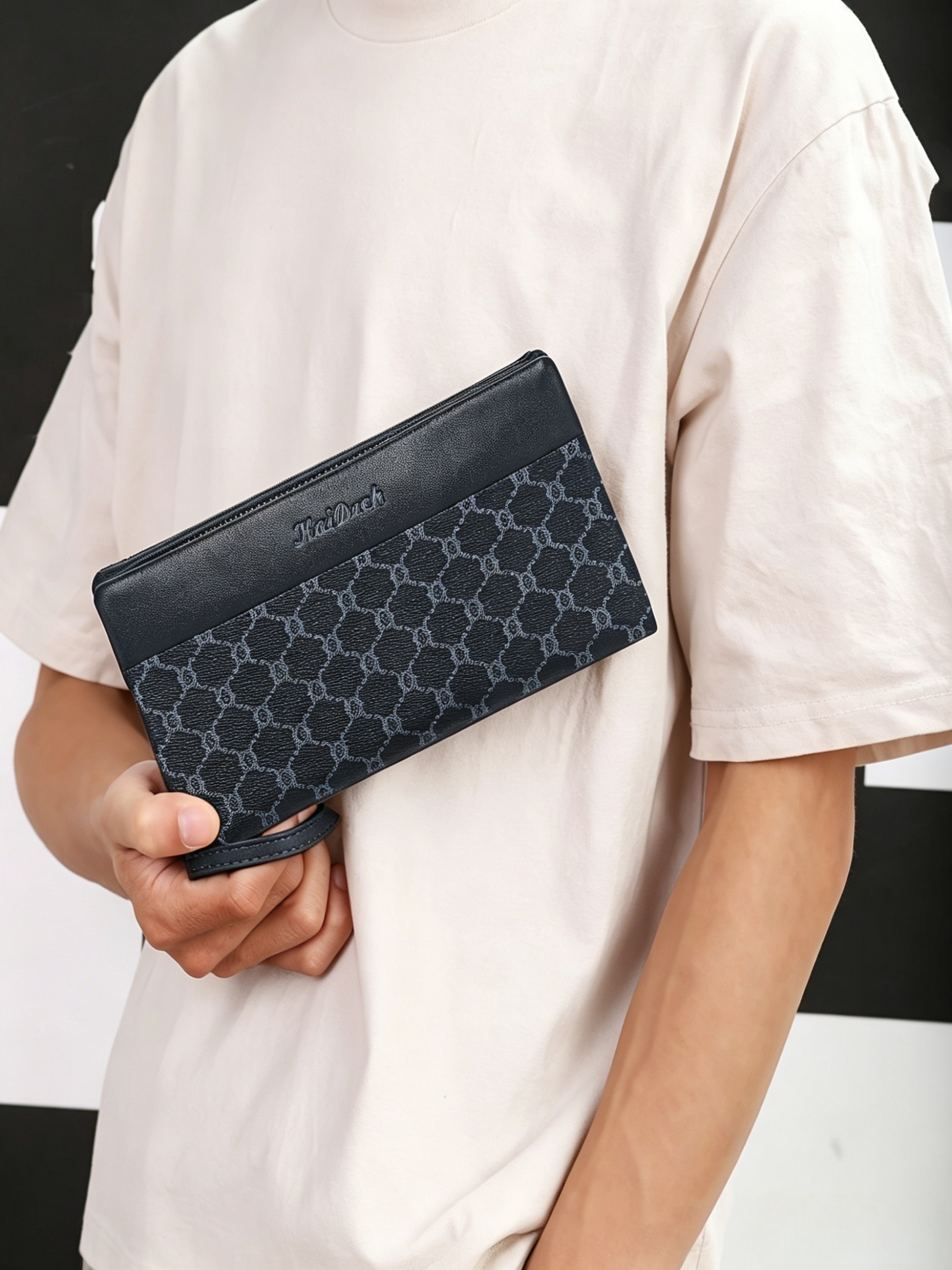 Men's Long Wristlet Wallet, La - Wristlet Wallet Zipper บทวิจารณ์และราคา