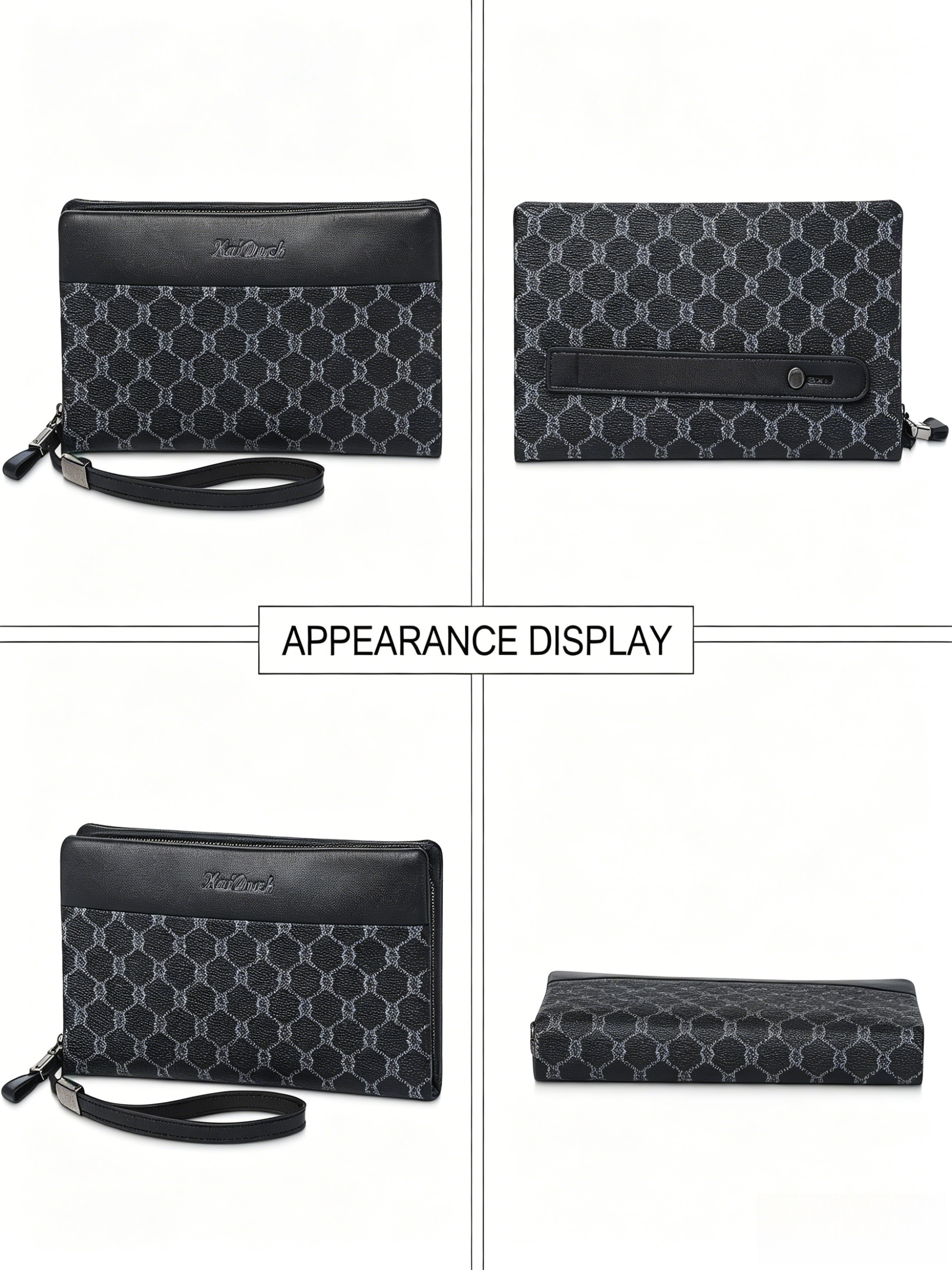 Men's Long Wristlet Wallet, La - Wristlet Wallet Zipper บทวิจารณ์และราคา