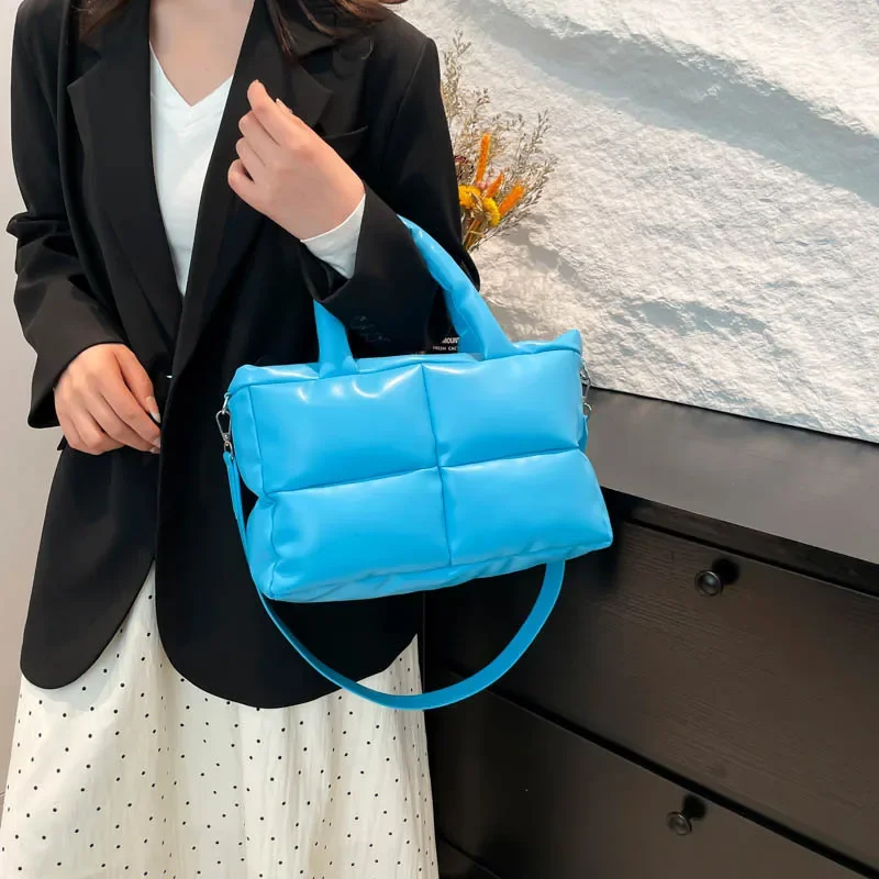 Luxury Soft Pu Leather Tote Ba - Luxury Quilted Bags บทวิจารณ์และราคา