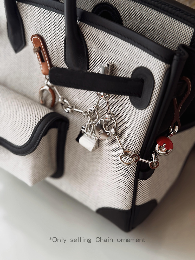 Luxury Metal Spliced Calfskin  - Luxury Bags With Silver Hardware บทวิจารณ์และราคา