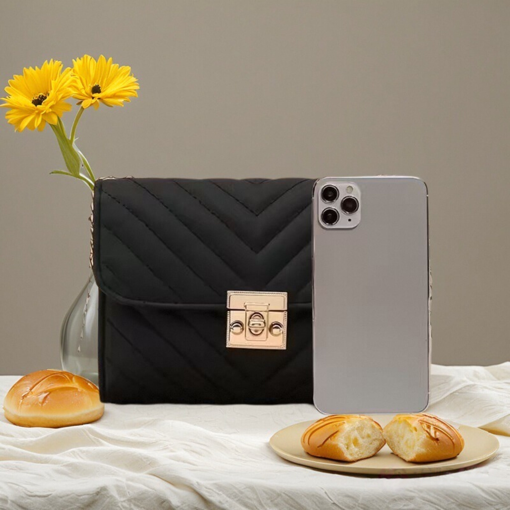 Luxury V-Chevron Quilted Chain - Luxury Quilted Bags บทวิจารณ์และราคา