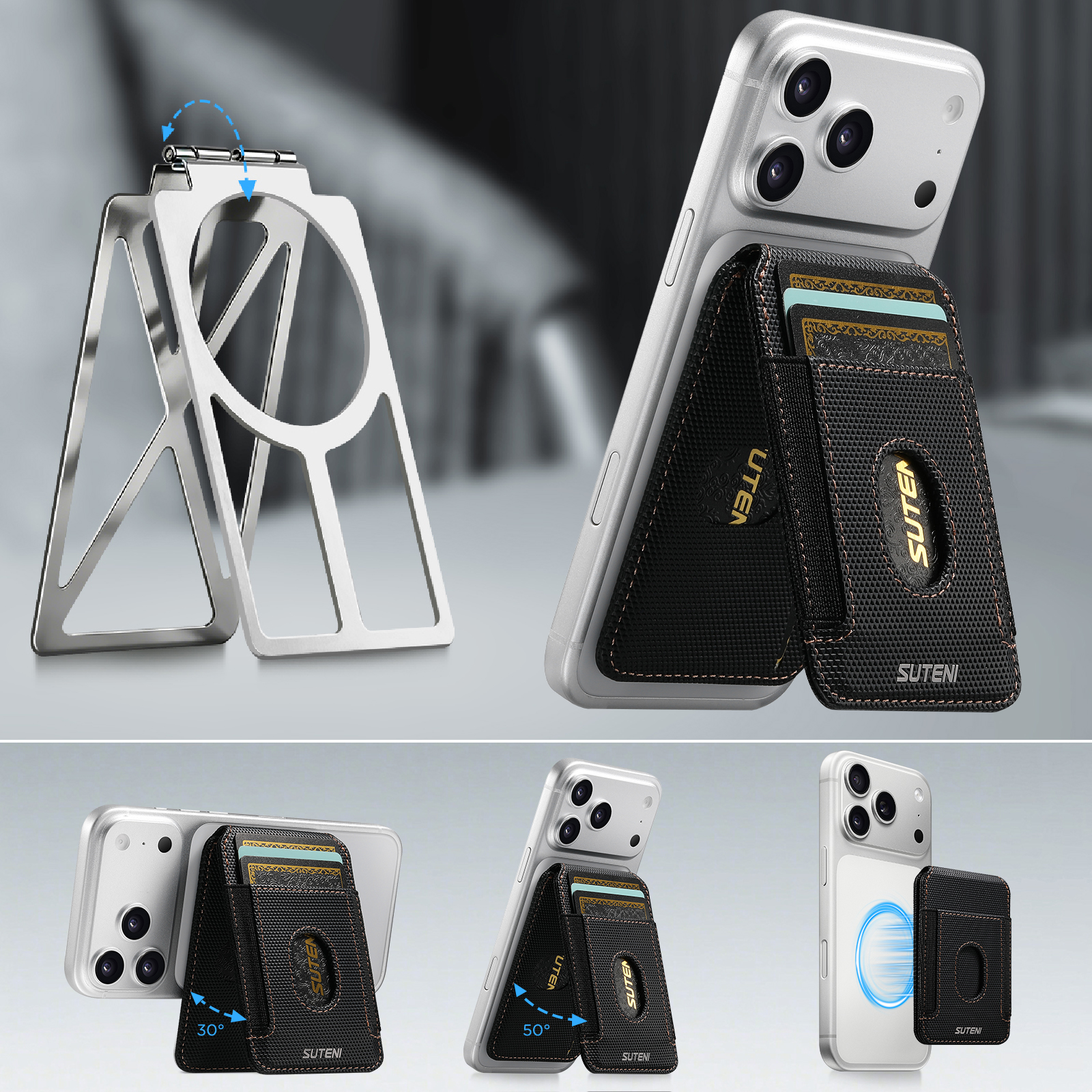 SUTENI Mobile Phone Stand Magn - Luxury Bags For You บทวิจารณ์และราคา