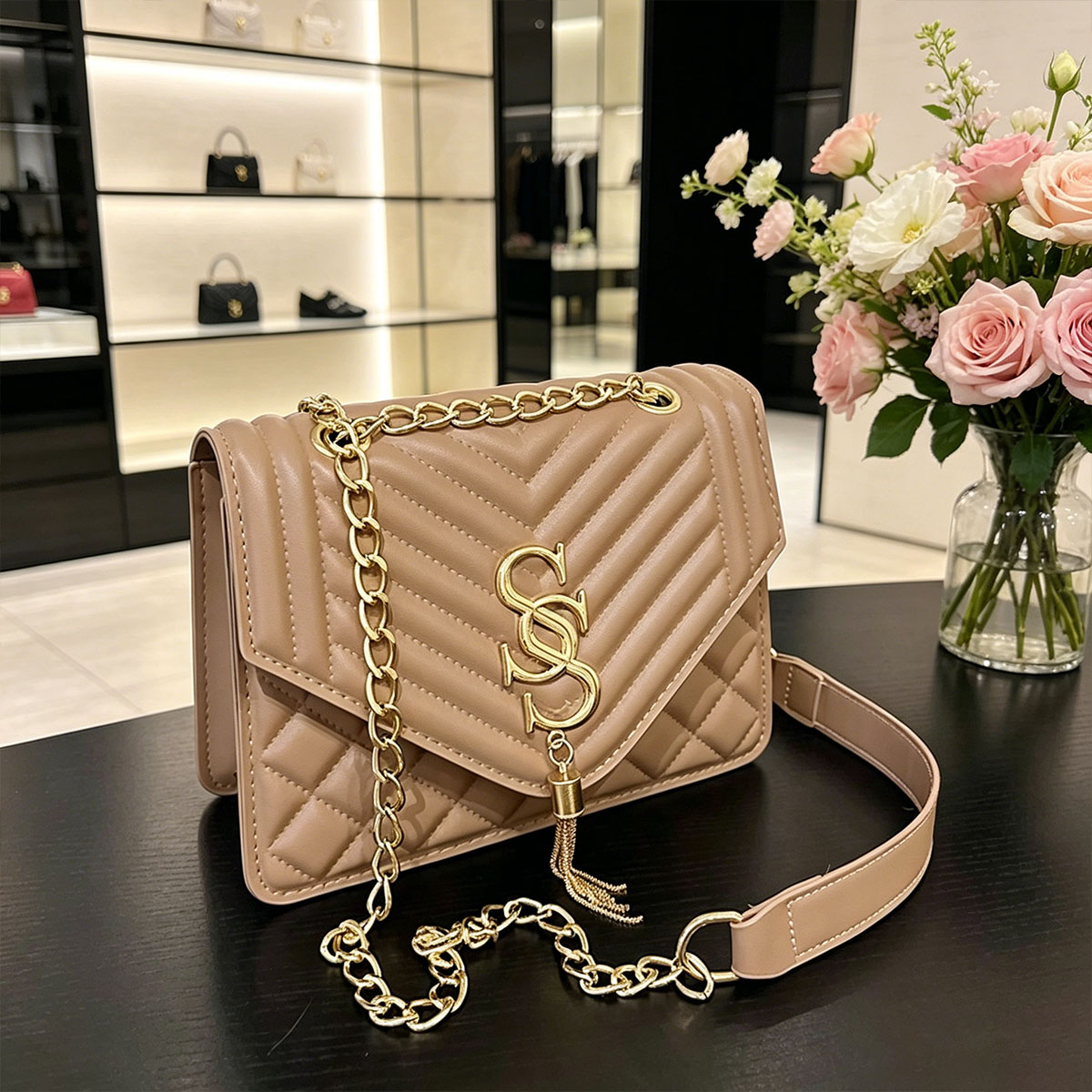 Light Luxury Elegant Argyle Qu - Luxury Quilted Bags บทวิจารณ์และราคา