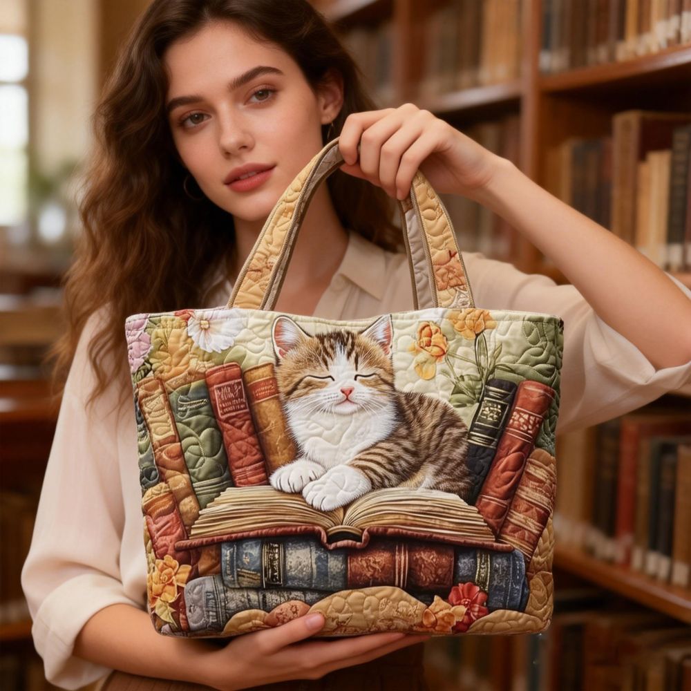 Cat Patterns Women Quilted Tot - Luxury Quilted Bags บทวิจารณ์และราคา