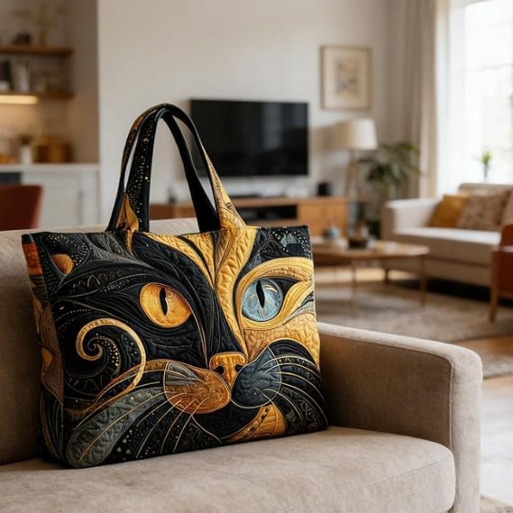 Cat Patterns Women Quilted Tot - Luxury Quilted Bags บทวิจารณ์และราคา