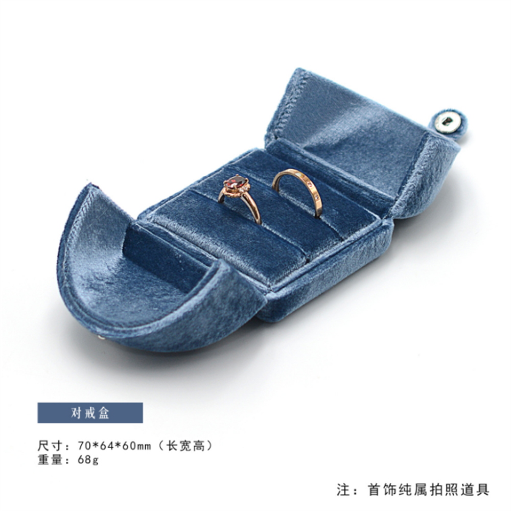 Double Opening Blue Velvet Jew - Luxury Bags List บทวิจารณ์และราคา