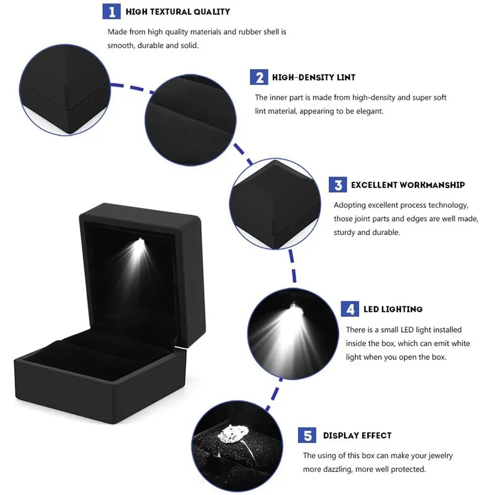 4 Colors 2026 Luxury Ring Box  - Luxury Bags List บทวิจารณ์และราคา