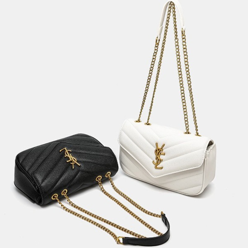 YSEChain bag, small square bag - Luxury Bags Tory Burch บทวิจารณ์และราคา