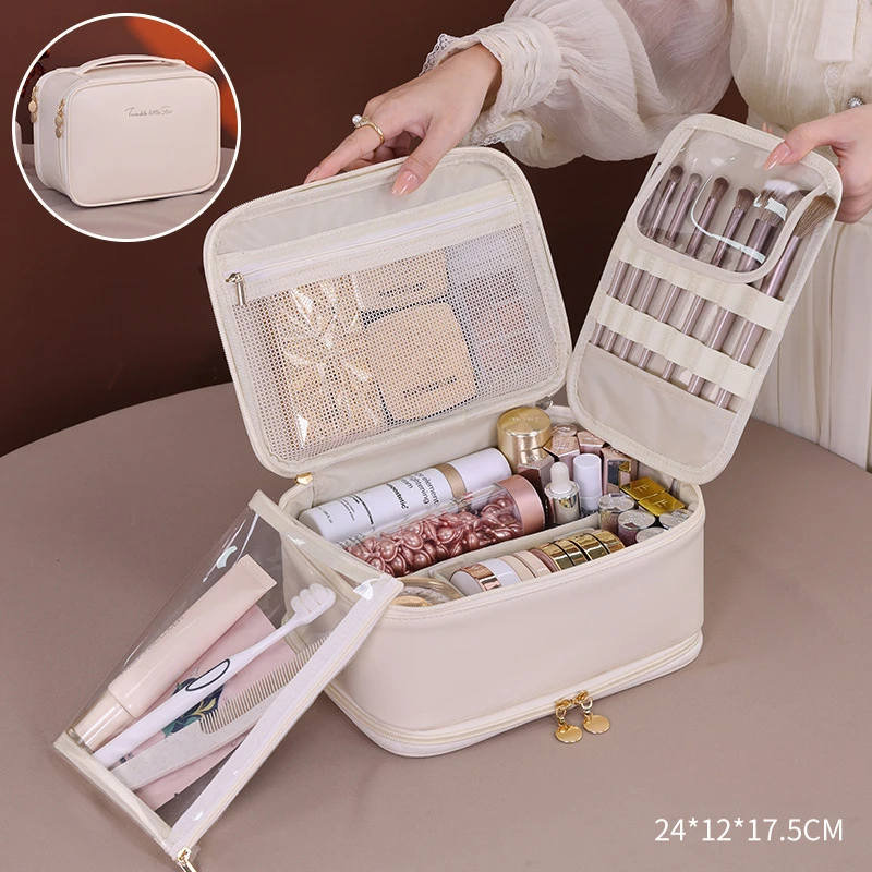 Double-layered Luxury cosmetic - Luxury Bags List บทวิจารณ์และราคา