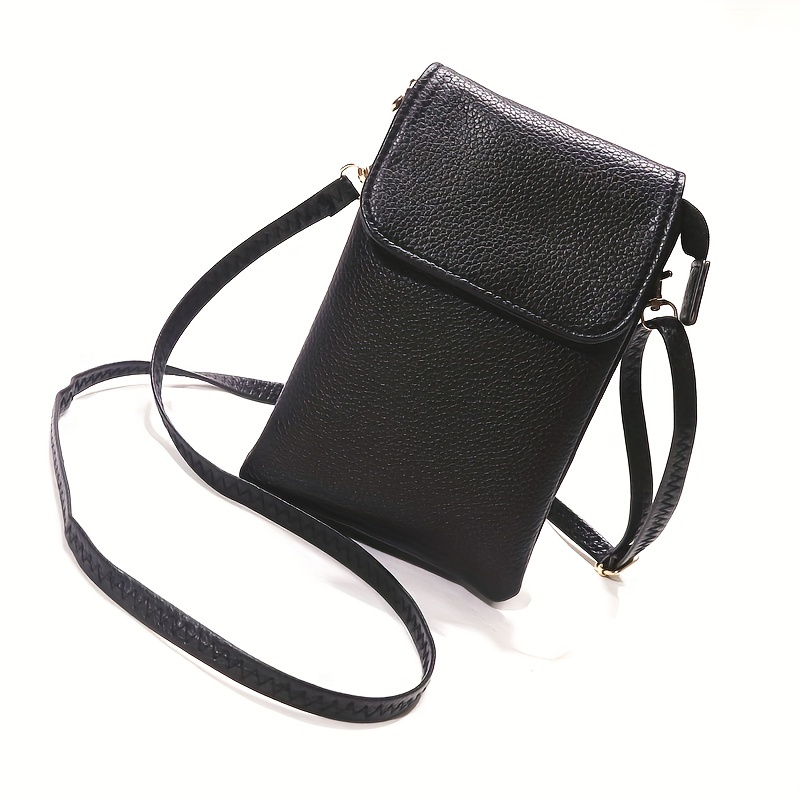 Women Leather Crossbody Phone  - Wristlet Wallet Zipper บทวิจารณ์และราคา