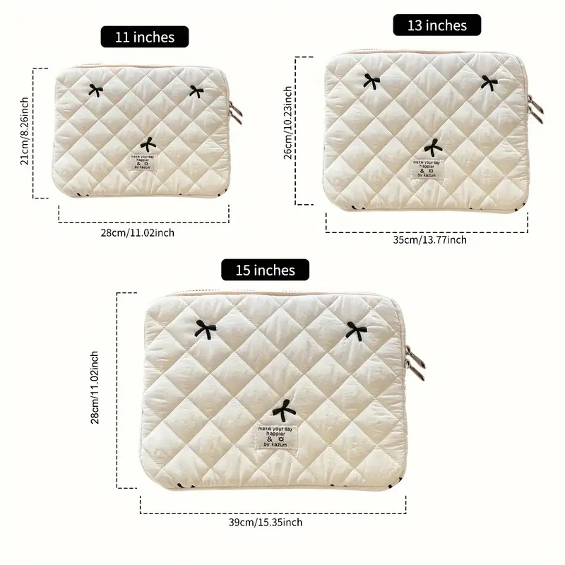 Cute Bow Graphic Laptop Bag Ta - Luxury Bags Laptop บทวิจารณ์และราคา
