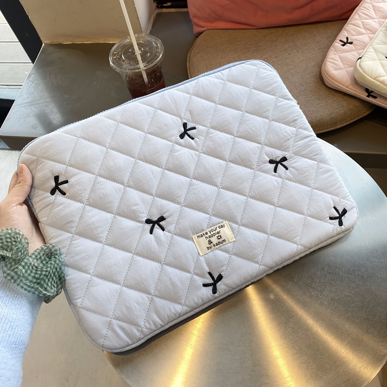 Cute Bow Graphic Laptop Bag Ta - Luxury Bags Laptop บทวิจารณ์และราคา