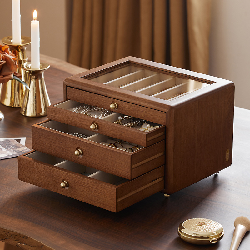 Solid Wood Jewelry Box Luxury  - Luxury Bags List บทวิจารณ์และราคา