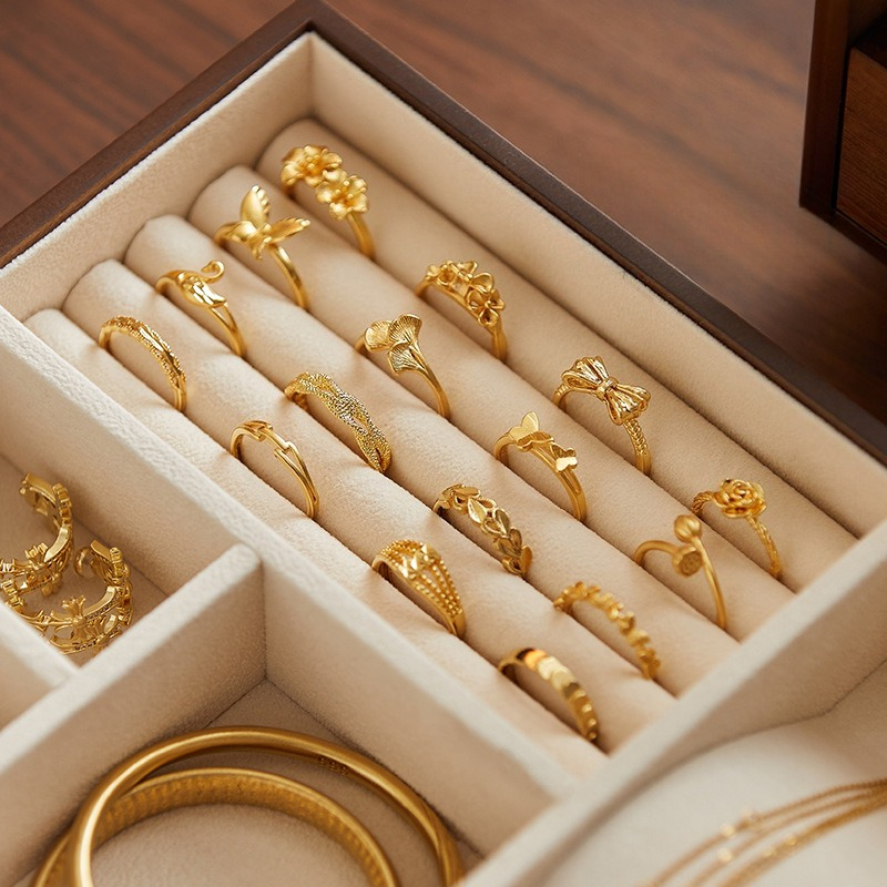 Solid Wood Jewelry Box Luxury  - Luxury Bags List บทวิจารณ์และราคา