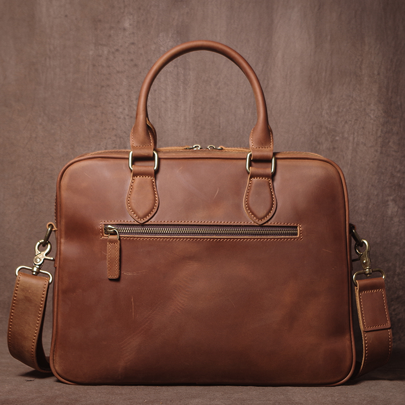 GURO Men Crazy Horse Cowhide B - Luxury Bags Laptop บทวิจารณ์และราคา