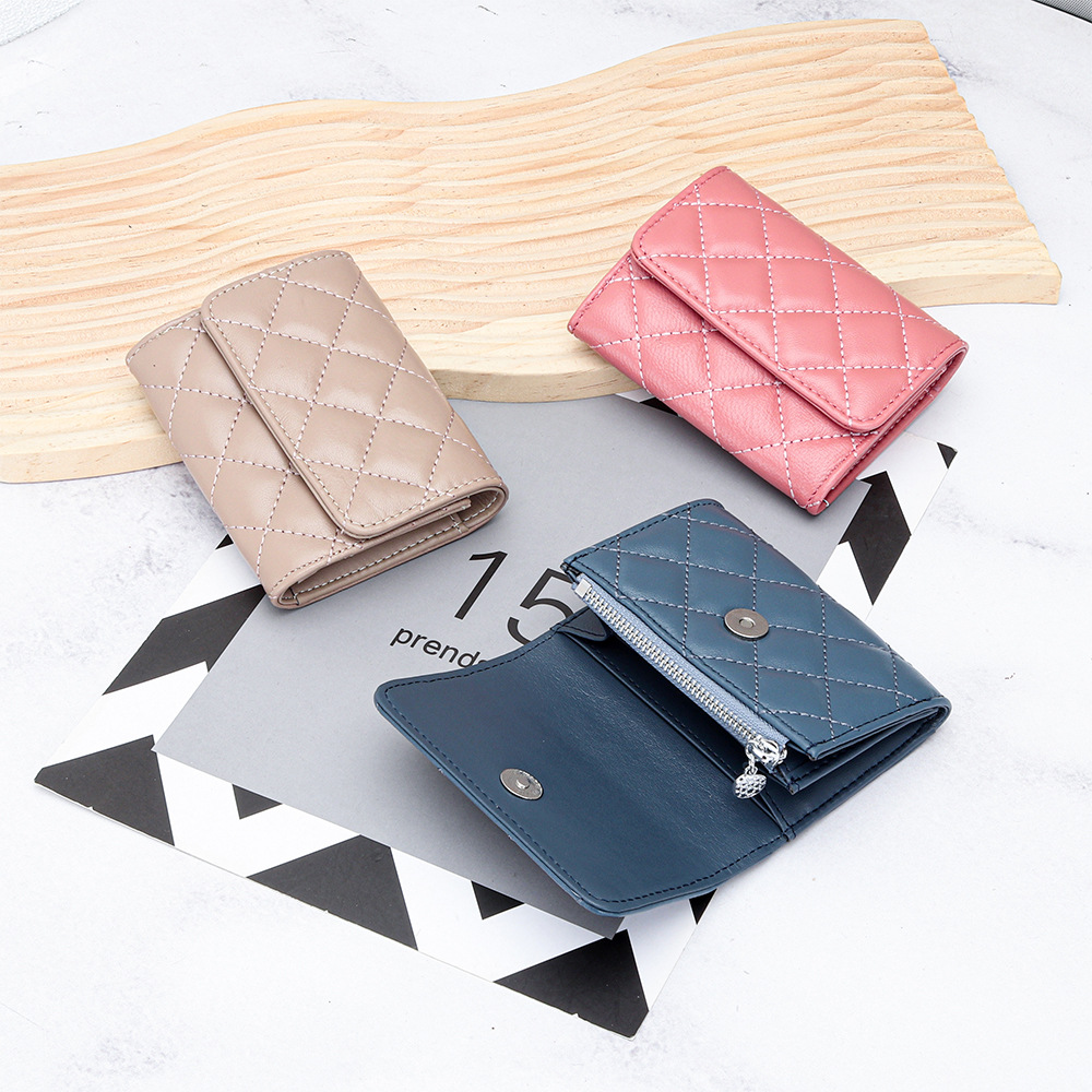 Sheepskin Quilted Card Holder  - Luxury Bags Brand Names บทวิจารณ์และราคา