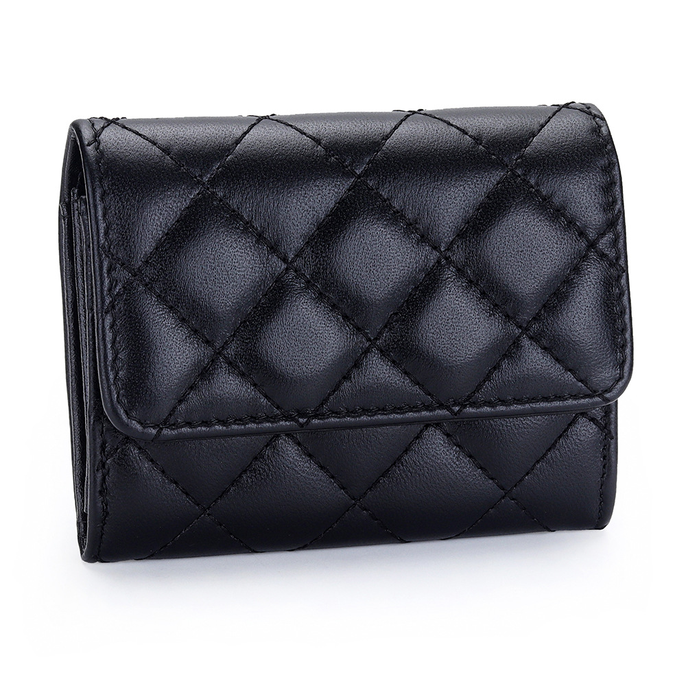 Sheepskin Quilted Card Holder  - Luxury Bags Brand Names บทวิจารณ์และราคา