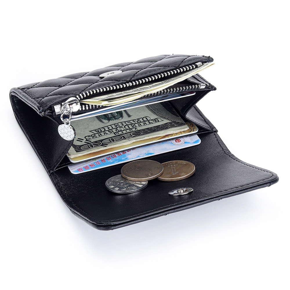 Sheepskin Quilted Card Holder  - Luxury Bags Brand Names บทวิจารณ์และราคา