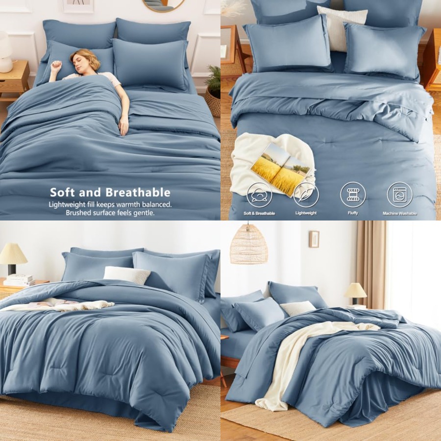 Size Comforter Sets - 7 Pieces - Luxury Bags For You บทวิจารณ์และราคา
